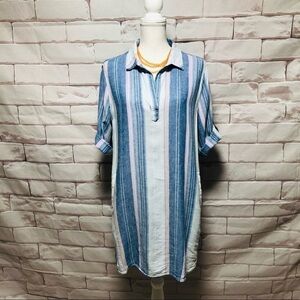 LAJU LOS ANGELES - WOMENS SZ LARGE SHIRT DRESS